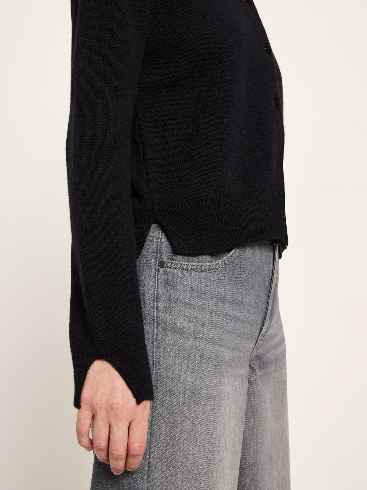 Lanius - Boxy Strickjacke GOTS