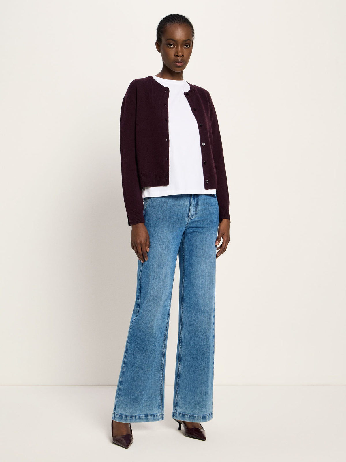 Lanius - Boxy Strickjacke GOTS