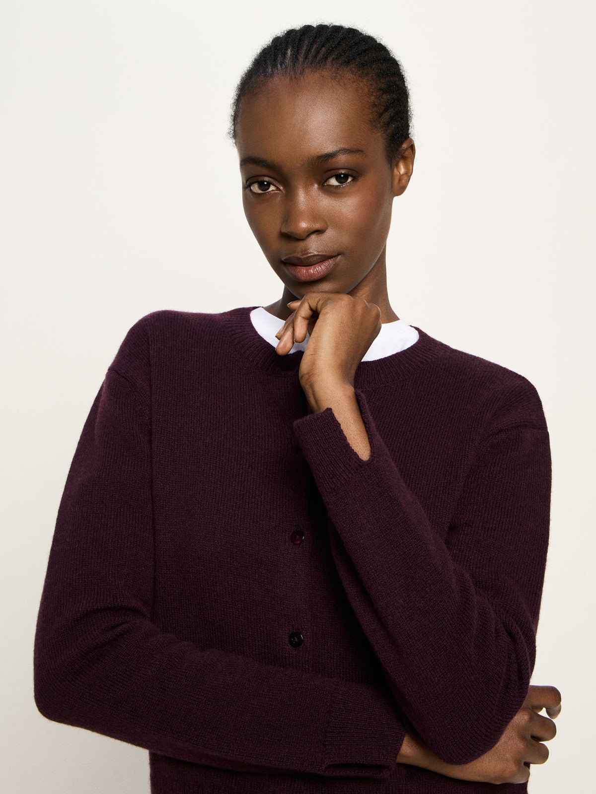 Lanius - Boxy Strickjacke GOTS