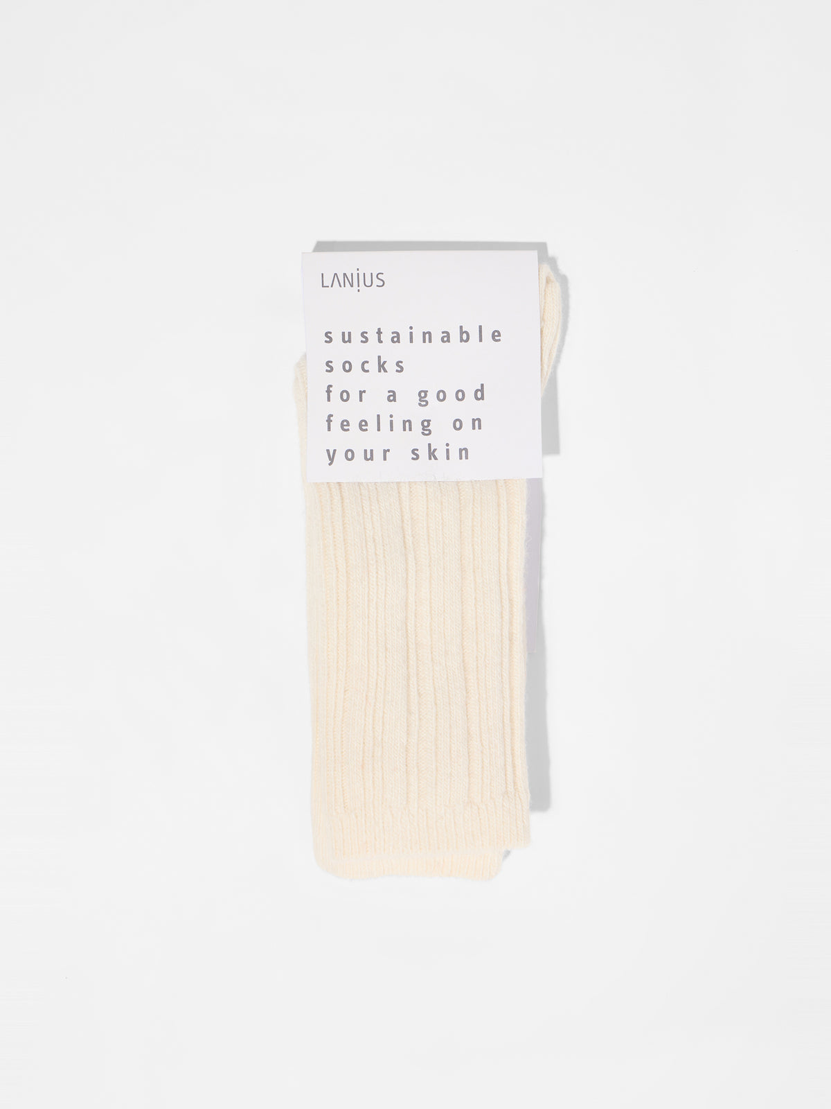 Lanius - Rippenstrick-Socken GOTS