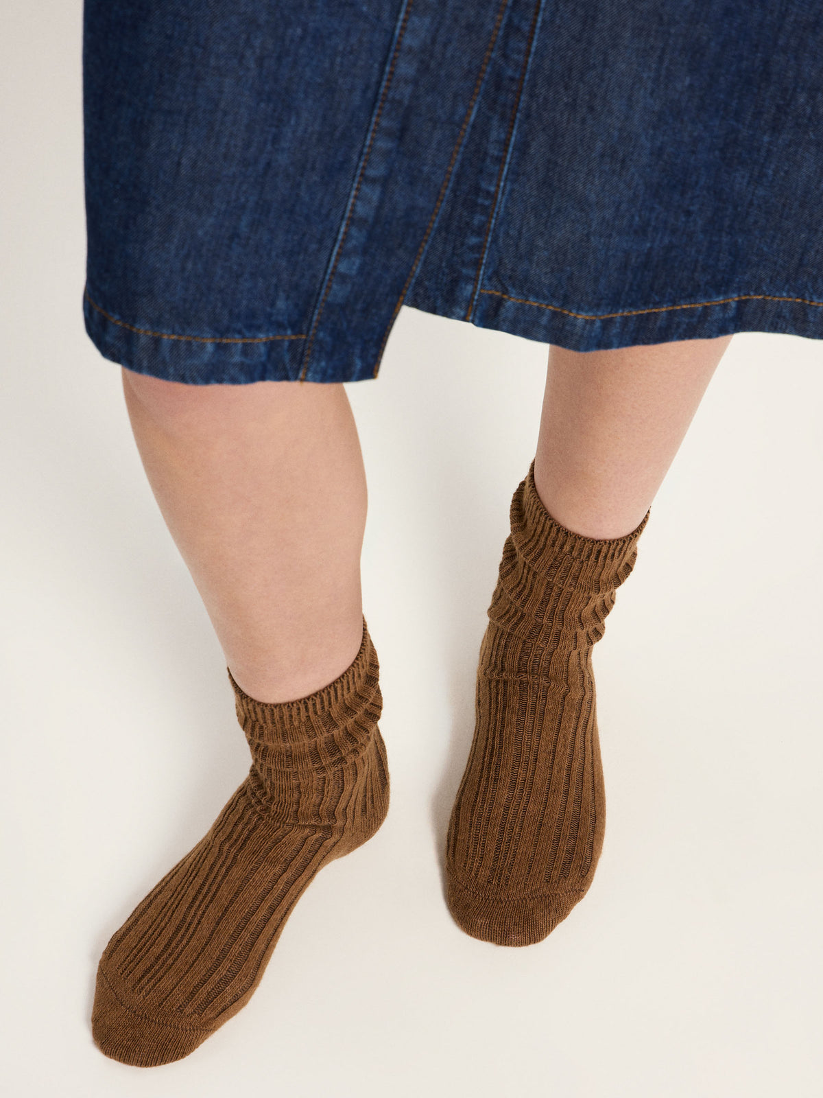 Lanius - Rippenstrick-Socken GOTS