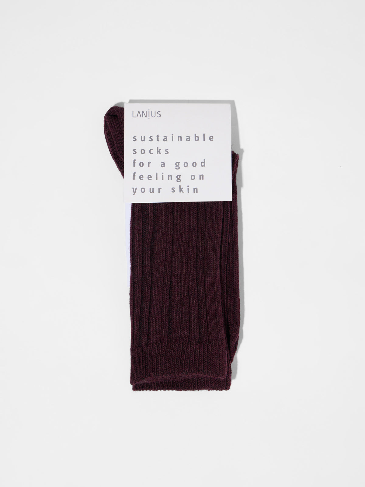 Lanius - Rippenstrick-Socken GOTS