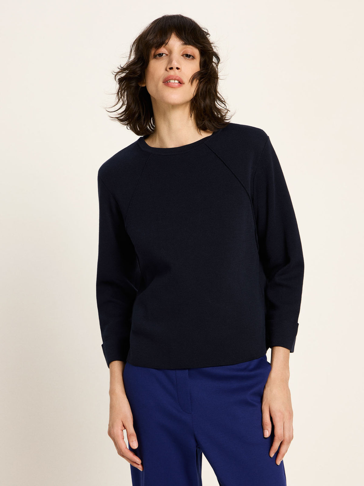 Lanius - Pullover in Punto Milano GOTS