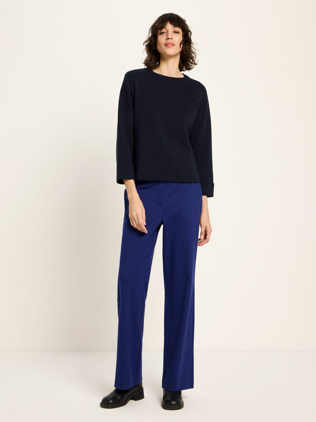 Lanius - Pullover in Punto Milano GOTS
