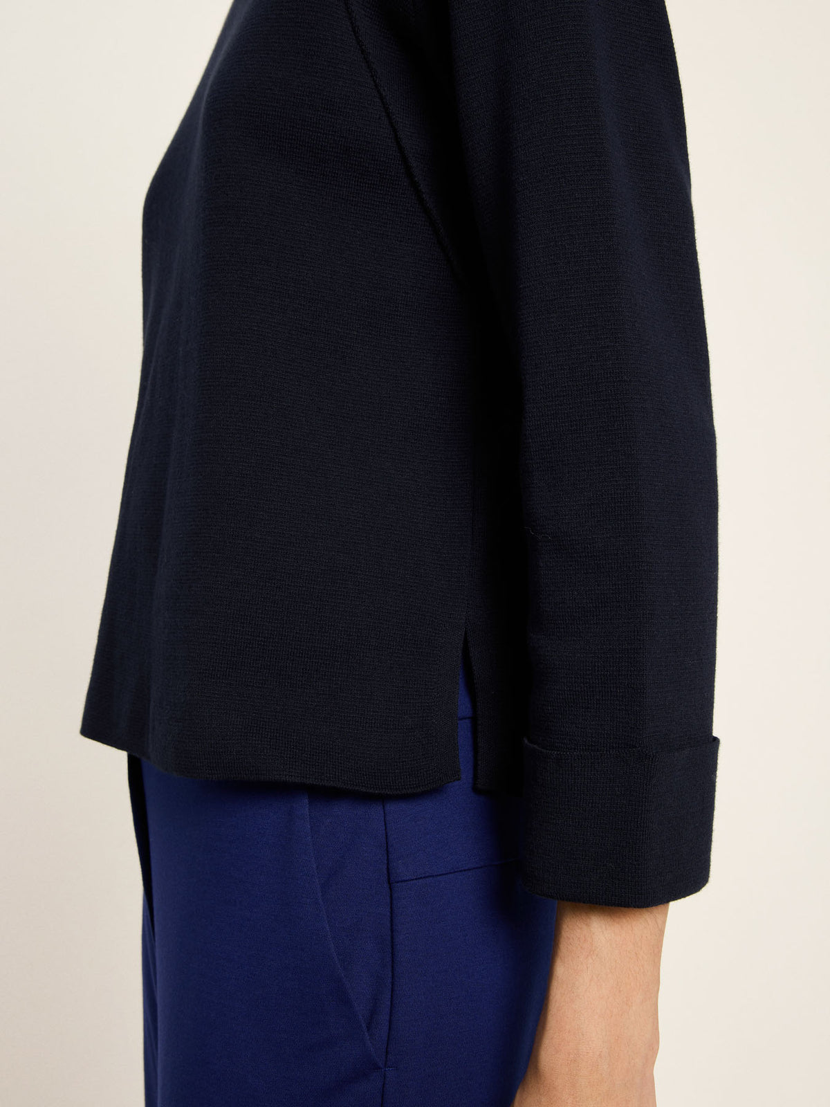 Lanius - Pullover in Punto Milano GOTS