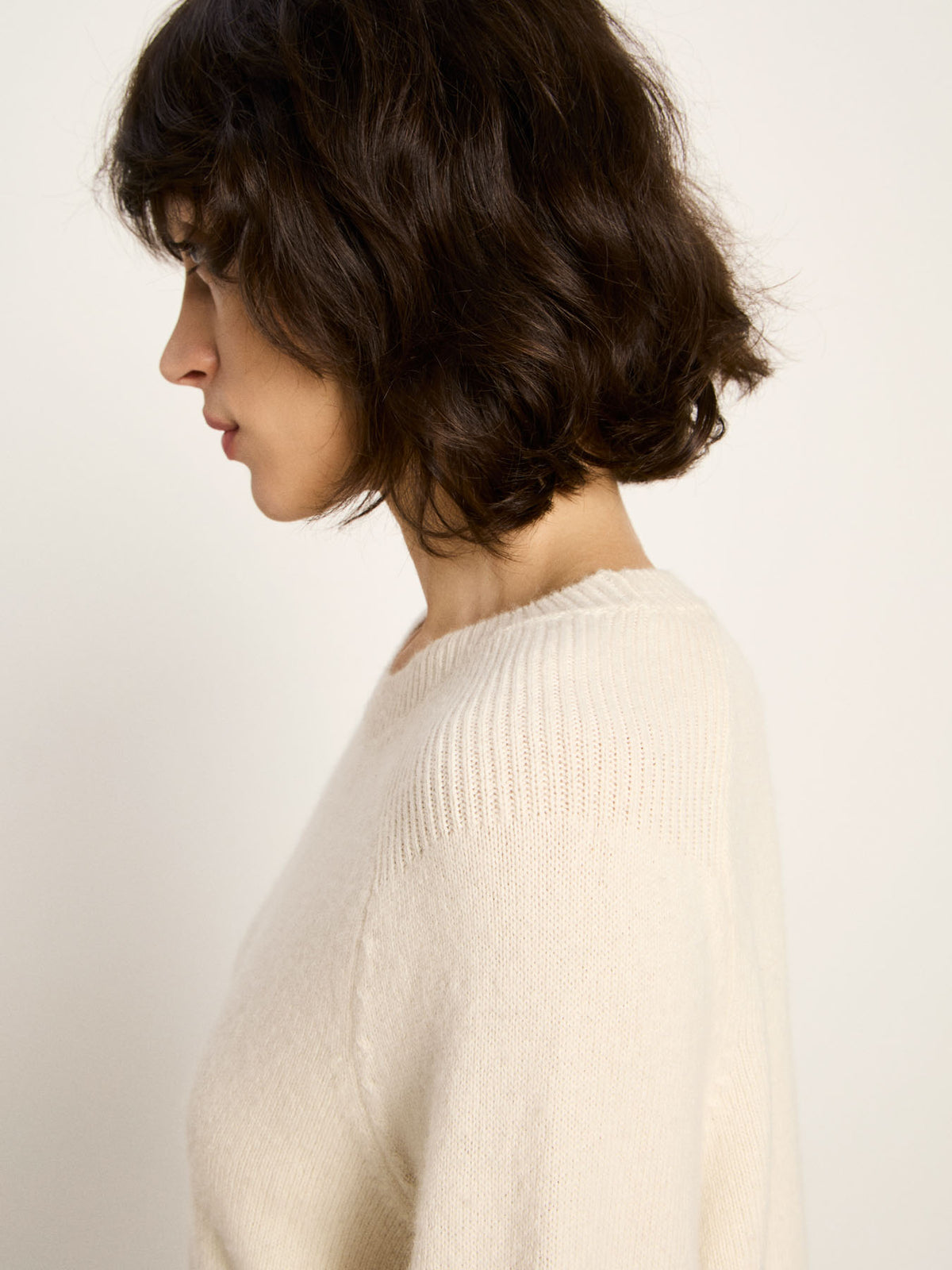 Lanius - Cropped Pullover GOTS