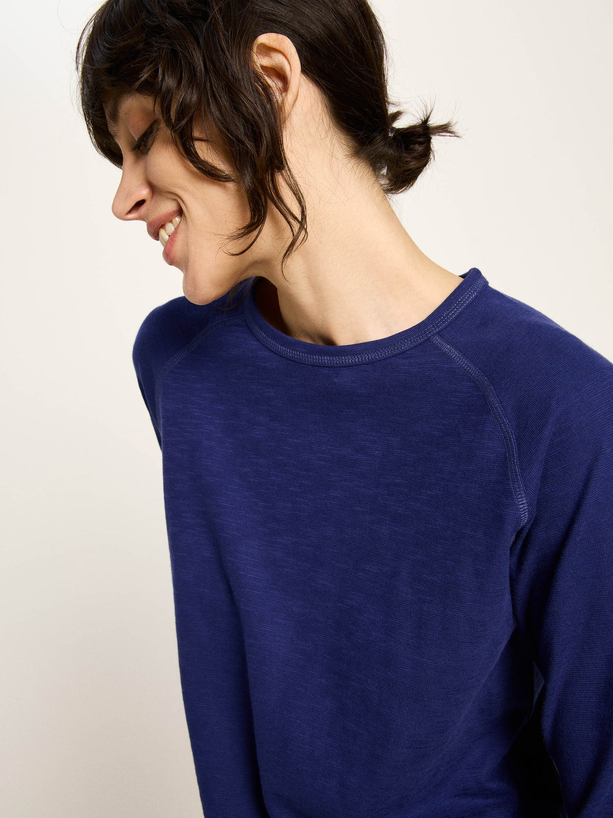 Lanius - Langarm-Raglanshirt GOTS