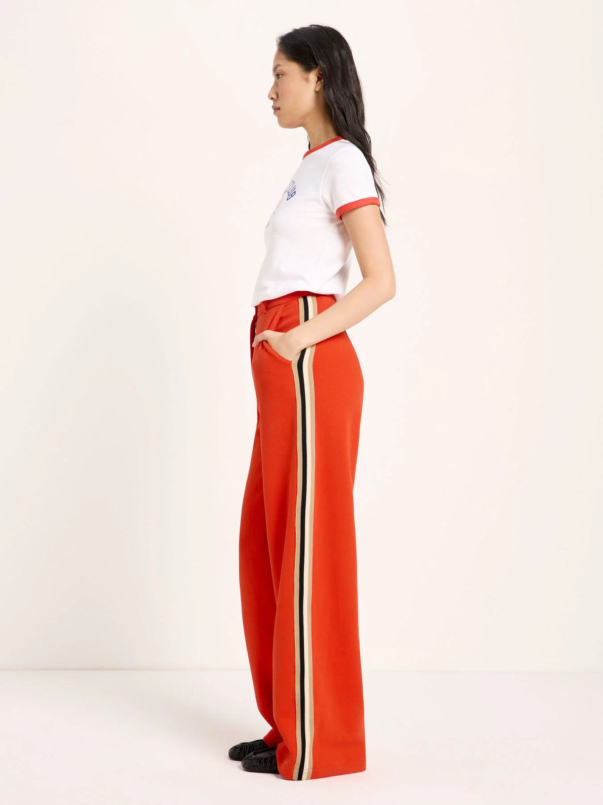 Lanius - Hose mit Kontraststreifen OCS