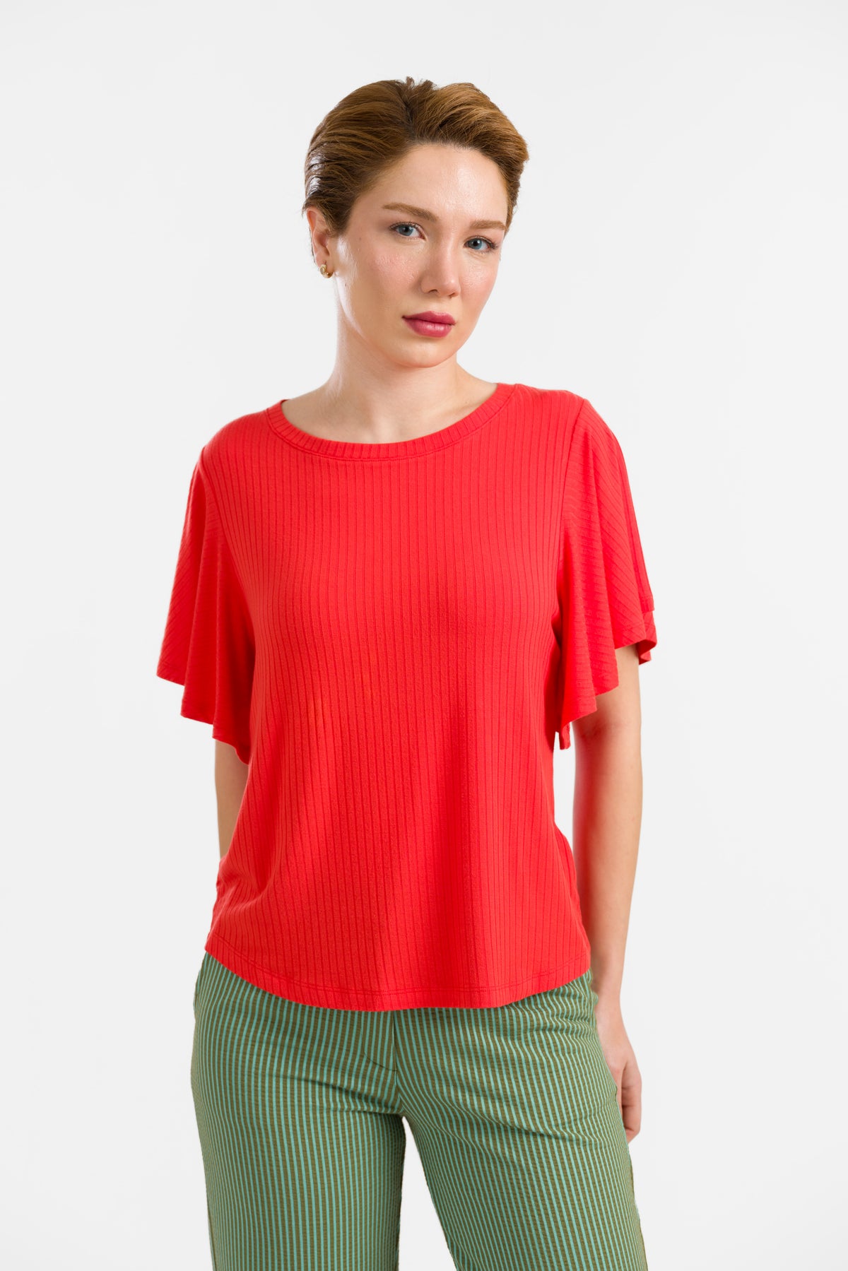 LaLamour - Sophie Top Short Butterfly Sleeve