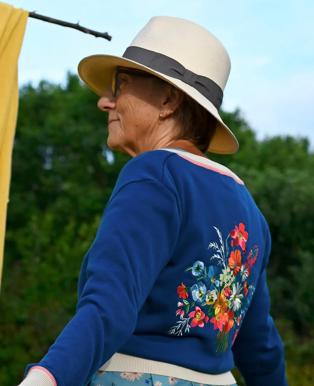 PALAVA - Cardigan Vera Blue Posies