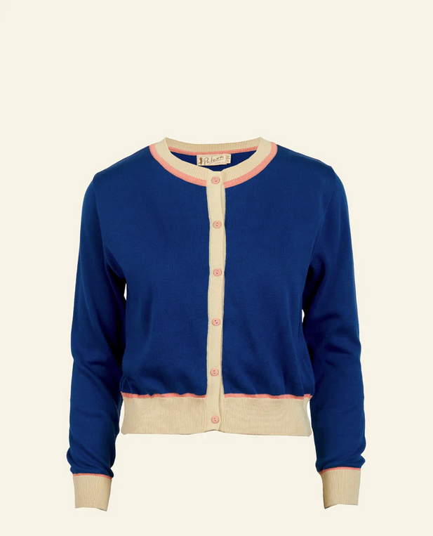 PALAVA - Cardigan Vera Blue Posies
