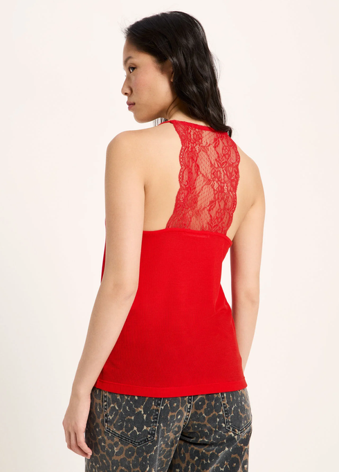 Lanius - Spitzentop aus Tencel™