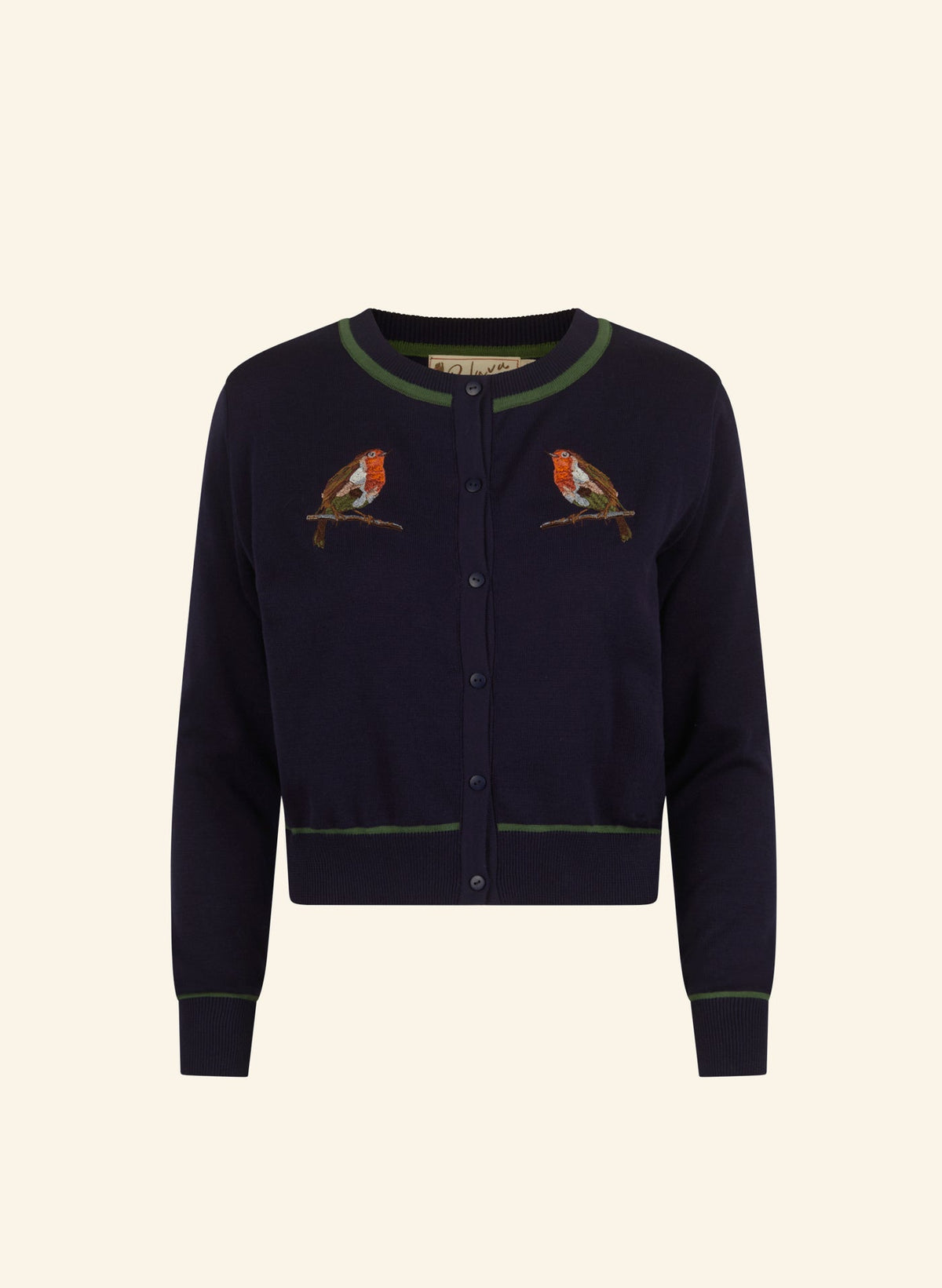 PALAVA - Cardigan Vera Navy Robins