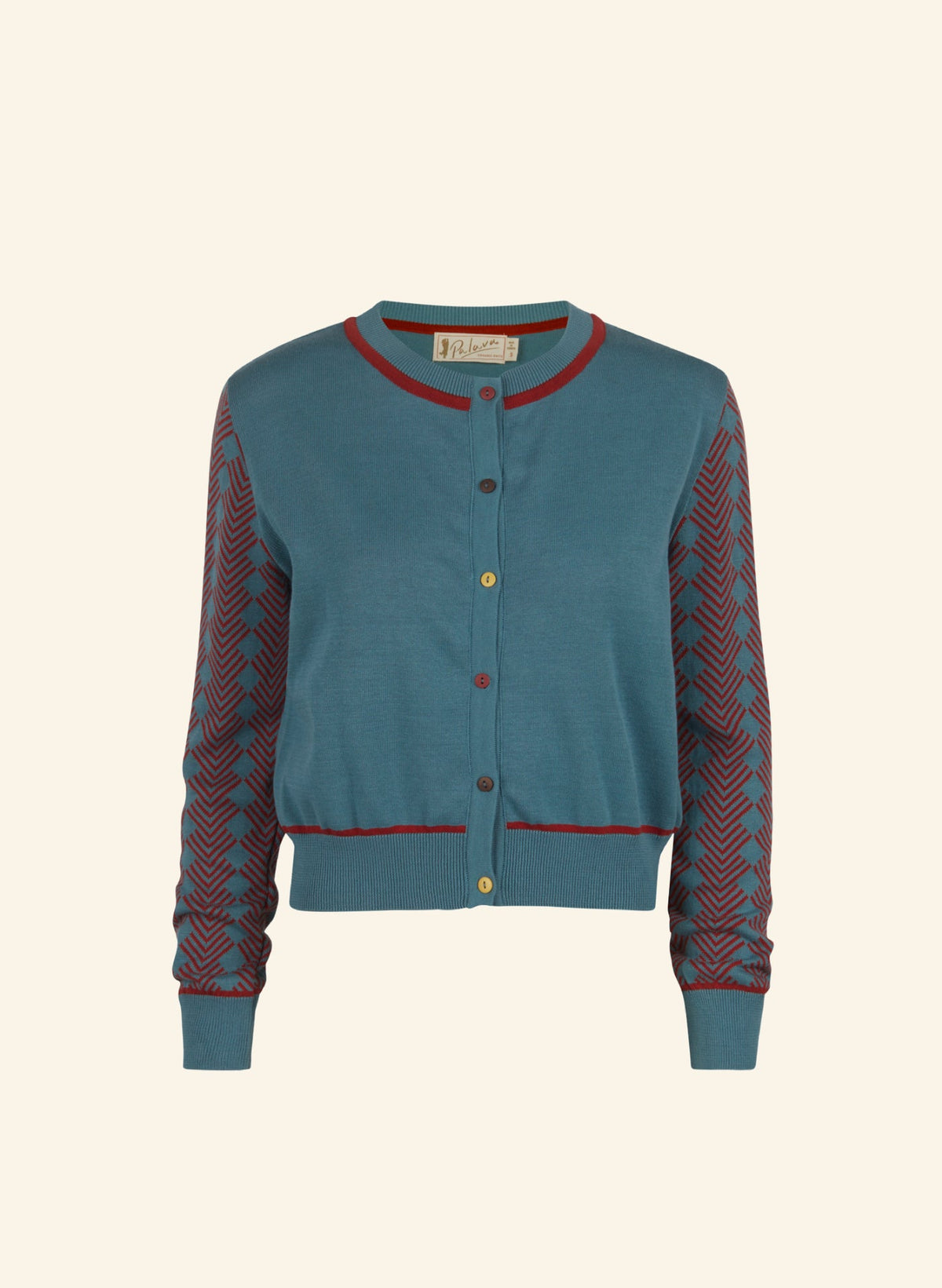 PALAVA - Cardigan Vera Mineral Stag
