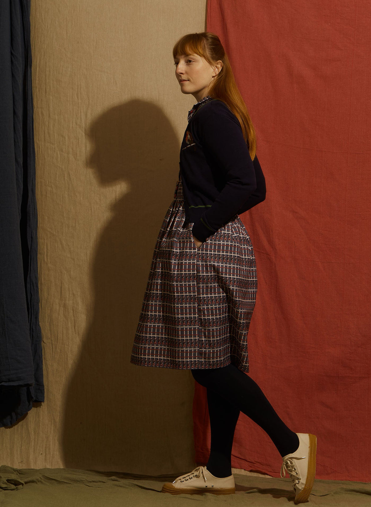 PALAVA - Cardigan Vera Navy Robins