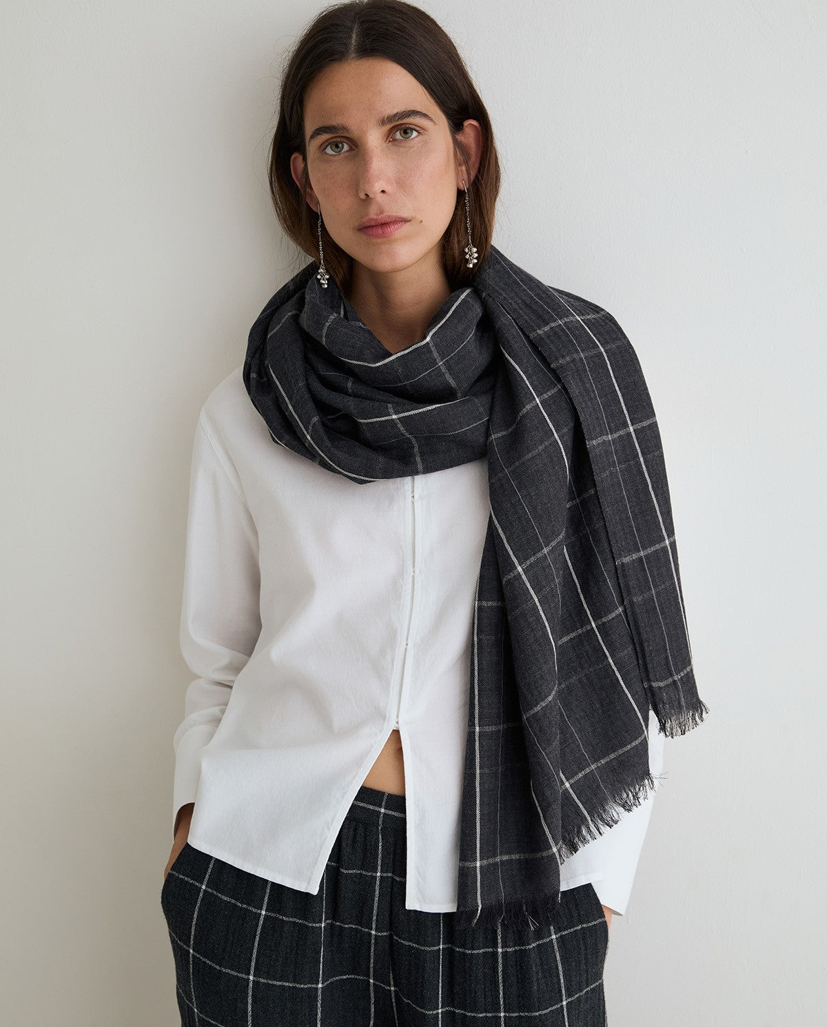 Yerse - Checked Foulard