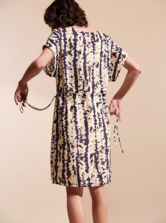 LANIUS - Leichtes Kleid mit Batik Print