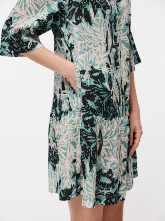 LANIUS - Kaftankleid Flower