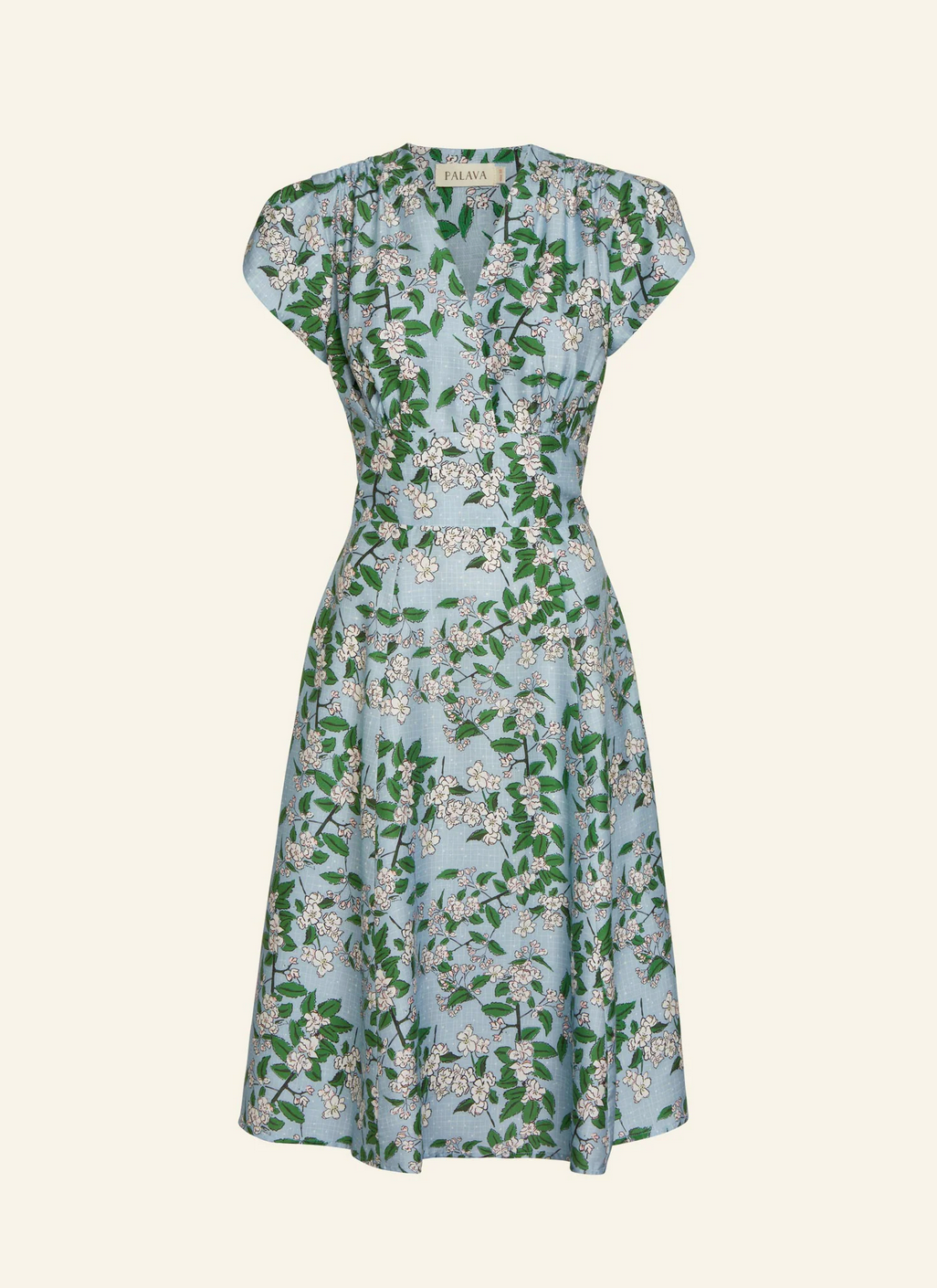 PALAVA - Kleid Rita Blue Apple Blossom