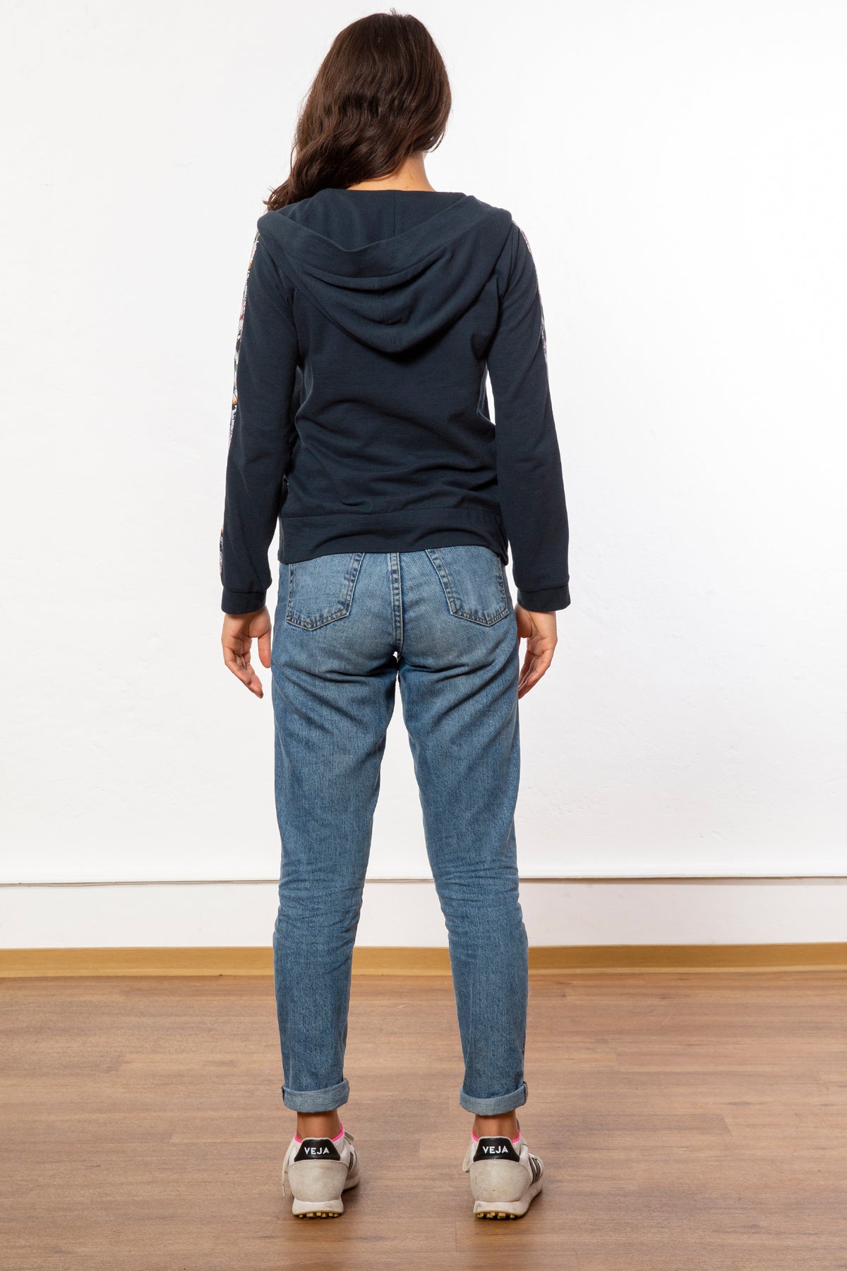 NIX - Kapuzen Sweater mit Blumenprint