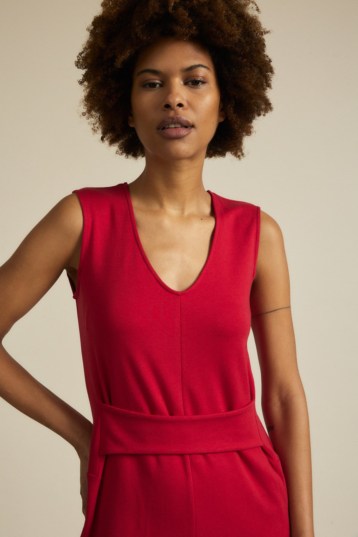 LANIUS - Kleid mit Bindedetail